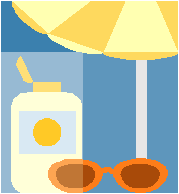 UV exposure damages frog skin and the immune system.  Image from Microsoft clipart.